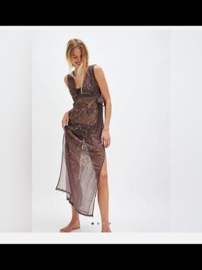 chinese dress ladies Free People Wedgewood Maxi Orchid Pavillion SM (Women's 4-6) at Amazon  Women's Clothing store main image 0